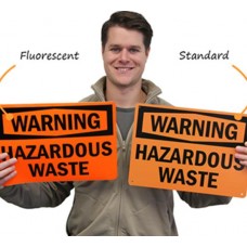 Fluorescent colors sign
